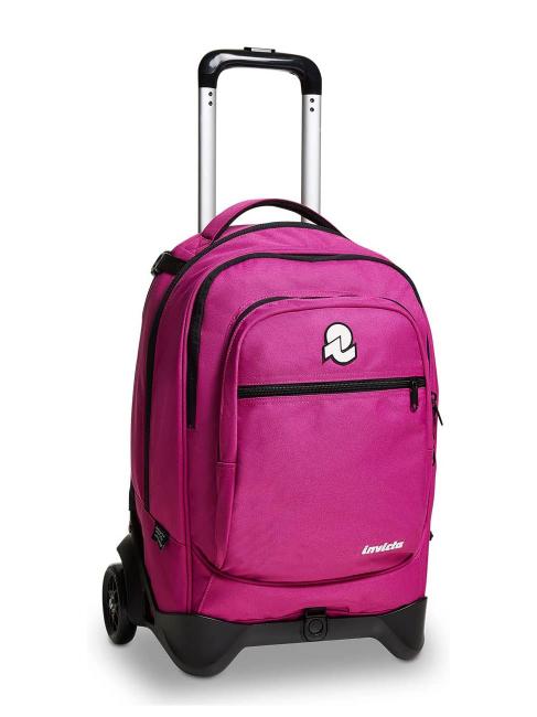 NEW WAY NEW PLUG Plain Trolley backpack, detachable fuchsia festival - Backpack trolleys