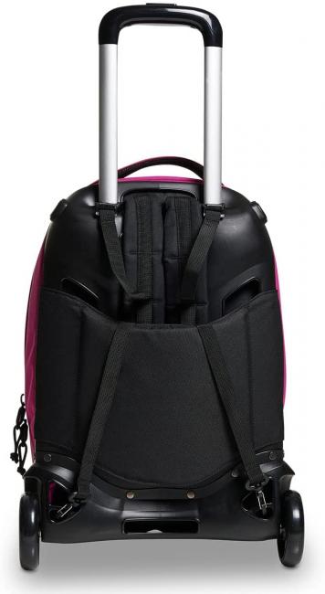 NEW WAY NEW PLUG Plain Trolley backpack, detachable fuchsia festival - Backpack trolleys