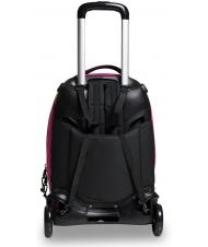 INVICTA NEW WAY NEW PLUG Plain Trolley backpack, detachable fuchsia festival - Backpack trolleys - 4