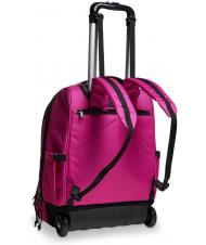 INVICTA NEW WAY NEW BUMP Plain 2 in 1 Trolley Backpack fuchsia festival - Backpack trolleys - 3