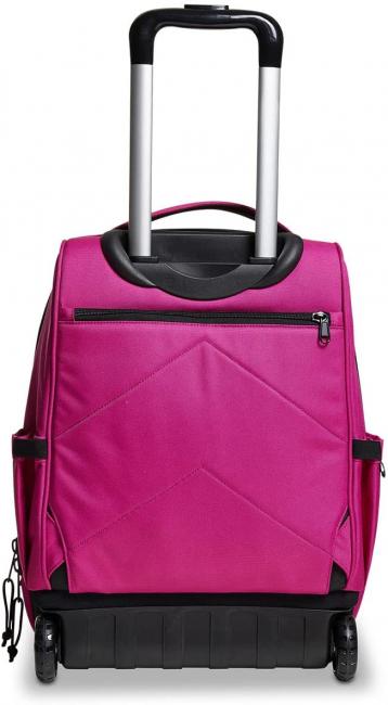 NEW WAY NEW BUMP Plain 2 in 1 Trolley Backpack fuchsia festival - Backpack trolleys