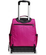 INVICTA NEW WAY NEW BUMP Plain 2 in 1 Trolley Backpack fuchsia festival - Backpack trolleys - 4