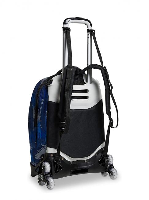 7.1 JACK Crafter Boy Trolley backpack with triple wheel, detachable Bluedeep - Backpack trolleys