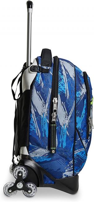 7.1 JACK Crafter Boy Trolley backpack with triple wheel, detachable Bluedeep - Backpack trolleys