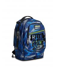 SEVEN 7.1 JACK Crafter Boy Trolley backpack with triple wheel, detachable Bluedeep - Backpack trolleys - 6