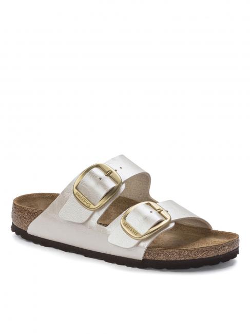 ARIZONA BIG BUCKLE Slipper sandal graceful pearl white - Women&rsquo;s shoes