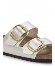 BIRKENSTOCK ARIZONA BIG BUCKLE Slipper sandal graceful pearl white - Women&rsquo;s shoes - 5
