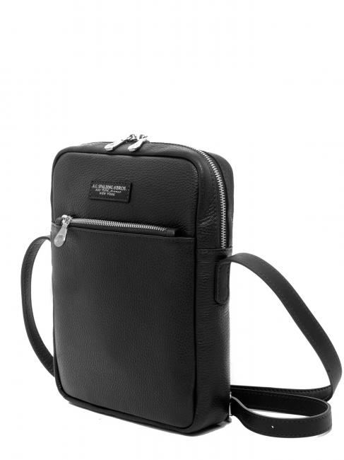 TOURIST Leather bag black - Over-the-shoulder Bags for Men