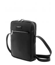 SPALDING TOURIST Leather bag black - Over-the-shoulder Bags for Men - 2