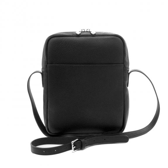 TOURIST Leather bag black - Over-the-shoulder Bags for Men