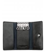 SPALDING WASHINGTON Leather key case black - Key holders - 2