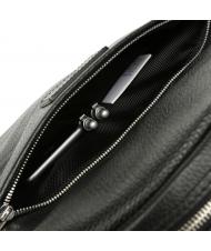 SPALDING VERMONT 13 "laptop backpack, in leather black - Laptop backpacks - 3