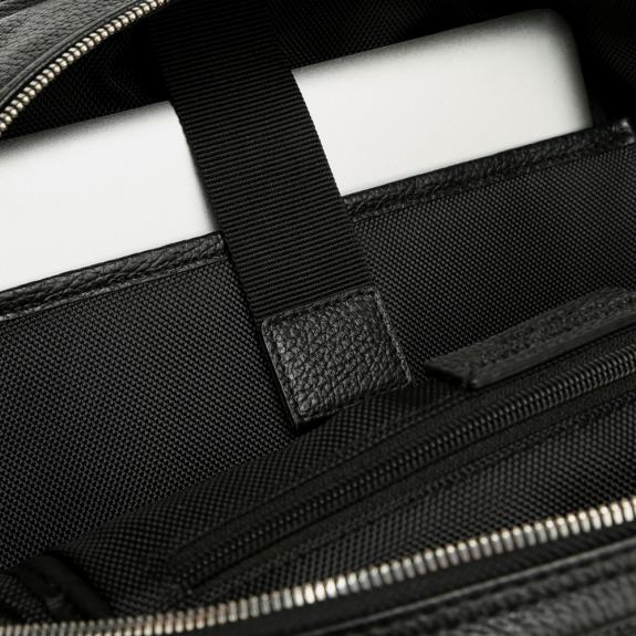 VERMONT 13 "laptop backpack, in leather black - Laptop backpacks