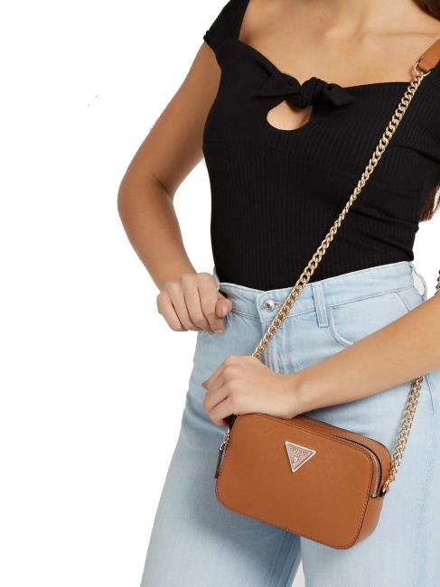 NOELLE Mini camera bag with shoulder strap light cognac - Women&rsquo;s Bags