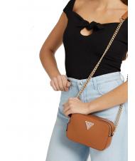 GUESS NOELLE Mini camera bag with shoulder strap light cognac - Women&rsquo;s Bags - 4