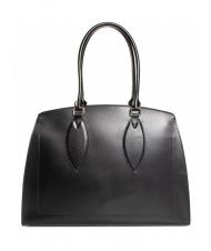 FURLA DORIS L Tote bag in soft double avion calfskin Black - Women&rsquo;s Bags - 2