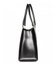 FURLA DORIS L Tote bag in soft double avion calfskin Black - Women&rsquo;s Bags - 3
