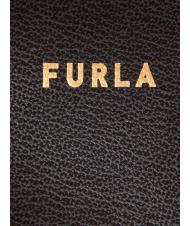 FURLA DORIS L Tote bag in soft double avion calfskin Black - Women&rsquo;s Bags - 4
