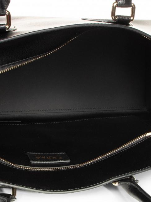 DORIS L Tote bag in soft double avion calfskin Black - Women&rsquo;s Bags