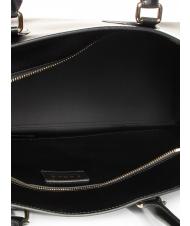 FURLA DORIS L Tote bag in soft double avion calfskin Black - Women&rsquo;s Bags - 5