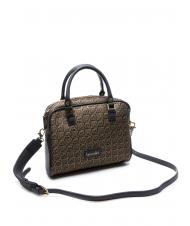 BRACCIALINI MONOGRAM Satchel bag in jacquard fabric - Women’s Bags