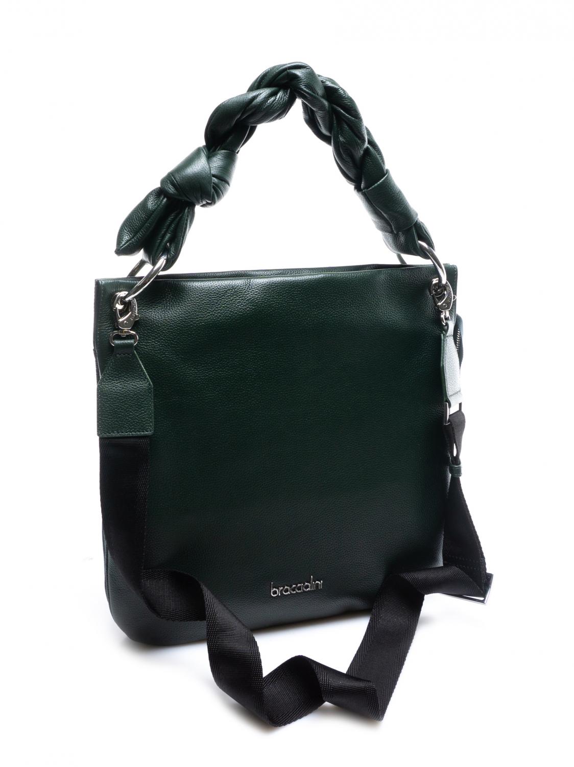 BRACCIALINI CHARLIZE Leather handbag with shoulder strap