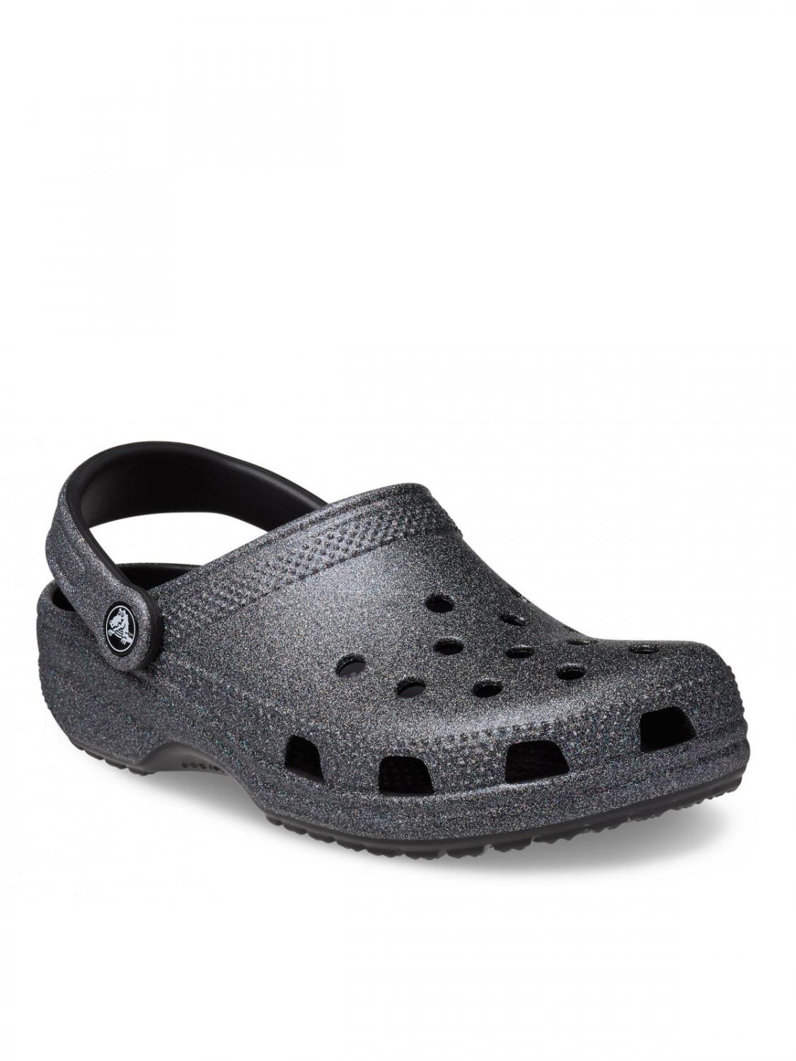 Crocs Classic Glitter Ii Clog W Sabot Sandal Black - Buy At Outlet Prices!