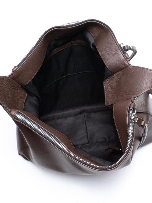 SALLY Shoulder bag in leather pralines - Women&rsquo;s Bags