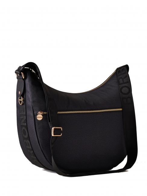 LUNA BAG MEDIUM LUNA Hobo bag, Medium dark black - Women’s Bags