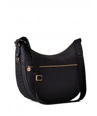 BORBONESE LUNA BAG MEDIUM LUNA Hobo bag, Medium dark black - Women’s Bags - 2