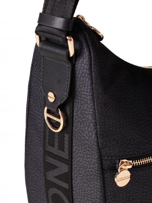 LUNA BAG MEDIUM LUNA Hobo bag, Medium dark black - Women’s Bags