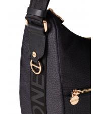 BORBONESE LUNA BAG MEDIUM LUNA Hobo bag, Medium dark black - Women’s Bags - 3