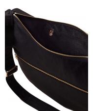 BORBONESE LUNA BAG MEDIUM LUNA Hobo bag, Medium dark black - Women’s Bags - 5