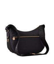 BORBONESE LUNA BAG SMALL ECO LINE LUNA Hobo bag, Small dark black - Women’s Bags - 2