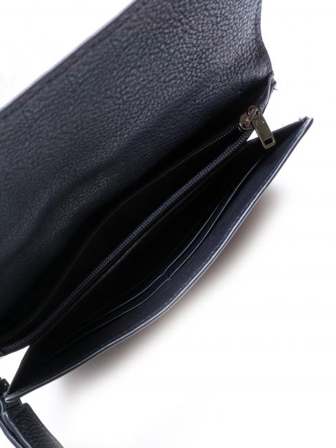 CAMPIONARIO - WOSTOK Cell phone case in leather blue - Women&rsquo;s Bags