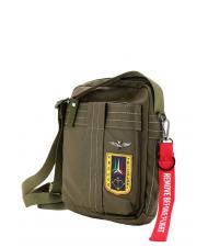 AERONAUTICA MILITARE FRECCE Shoulder bag green - Over-the-shoulder Bags for Men - 3