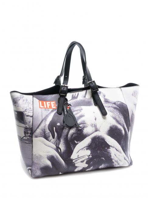 LIFE PETITE NICOLE Shopping bag with clutch bag dogs - Women’s Bags