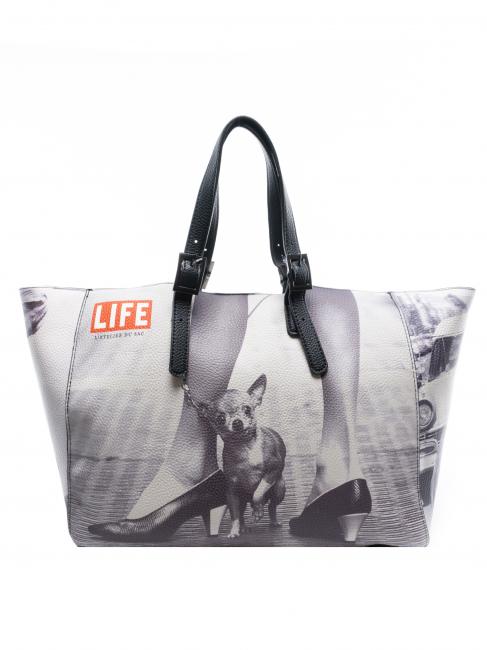 LIFE PETITE NICOLE Shopping bag with clutch bag dogs - Women’s Bags