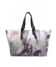 L'ATELIER DU SAC LIFE PETITE NICOLE Shopping bag with clutch bag dogs - Women’s Bags - 4