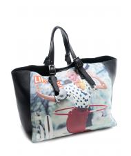 L'ATELIER DU SAC LIFE PETITE NICOLE Shopping bag with clutch bag the fifties - Women’s Bags - 3