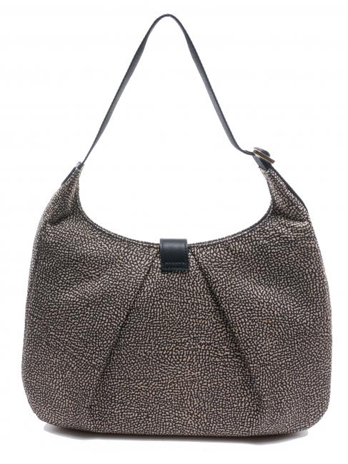 HOBO CORTINA MEDIUM Medium shoulder bag OP / NATURAL / BLACK - Women’s Bags