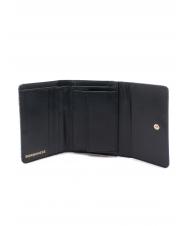 BORBONESE CLASSICA  Medium wallet with flap OP / NATURAL / BLACK - Women’s Wallets - 2