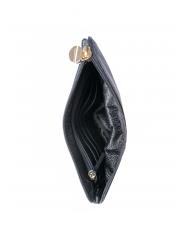 BORBONESE CLASSICA Hand clutch bag dark black - Sachets & Travels Cases - 5