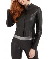 GUESS NEW FIAMMETTA Biker jacket jetbla - Women's Jackets - 2