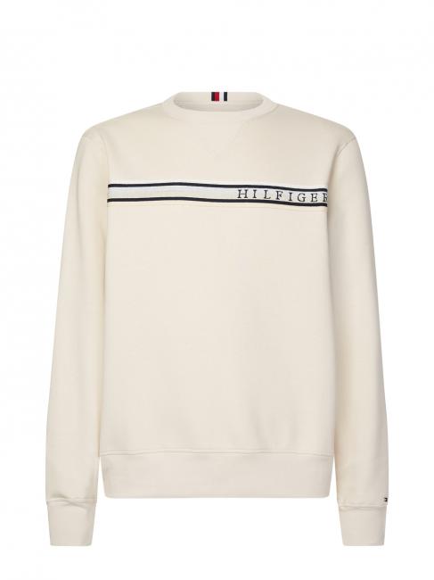 TAPED HILFIGER Men's Sweatshirt feather white - Sweatshirts