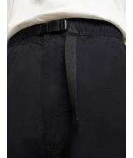 NAPAPIJRI N-DRU Cargo bermuda in cotton with belt black 041 - Trousers - 4