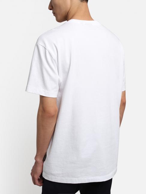 S-BOX SS Logo box cotton T-shirt bright white 002 - T-shirt
