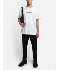 NAPAPIJRI S-BOX SS Logo box cotton T-shirt bright white 002 - T-shirt - 5