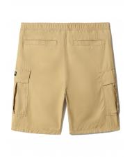 NAPAPIJRI N-DRU Cargo bermuda in cotton with belt sand prairie - Trousers - 7
