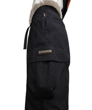 NAPAPIJRI N-DRU Cargo bermuda in cotton with belt black 041 - Trousers - 5